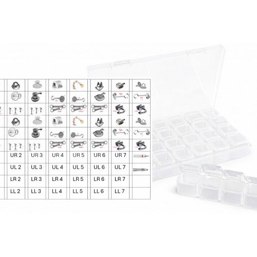 Çok Amaçlı Ataçman Kutusu (28 gözlü kapaklı)