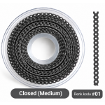 Power Chain Closed(Medium) 15ft SilverGrey