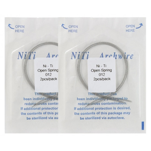 Niti Open Coil Spring 0.030'' 2Pcs