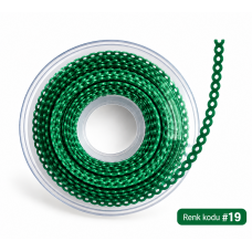 Power Chain Closed(Medium) 15ft Metalik Green