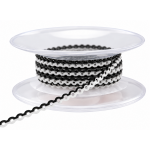 Power Chain Two Color Closed(Medium) 15Ft Siyah&Beyaz