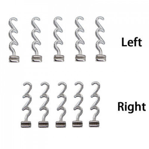 Spiral Hooks 10Pcs/Pk