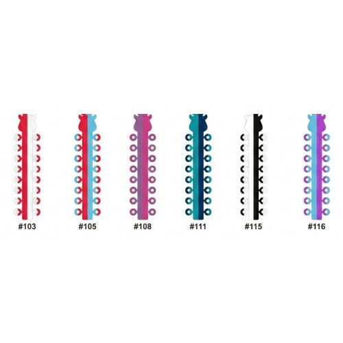 Ligature Tie Two-Color 320 O-Ring/pack